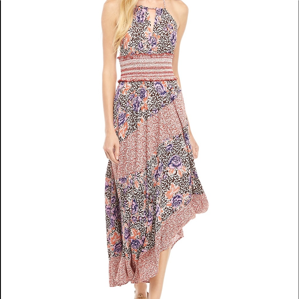 Free People High Low Floral Sun Dress